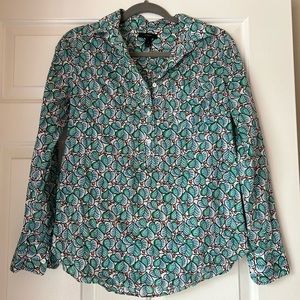 J Crew size 4 printed bottom up top